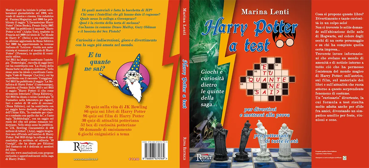 Harry Potter a test copertina aperta