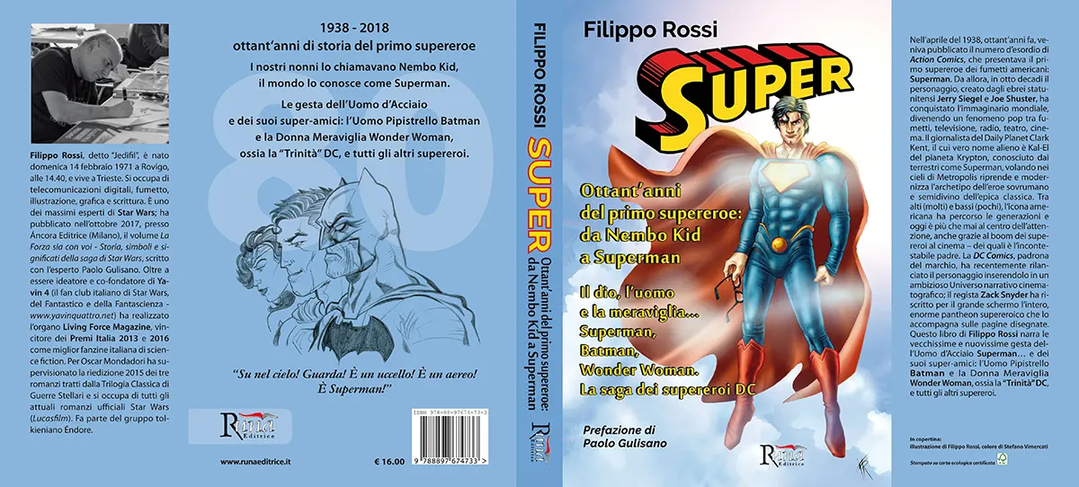 SUPERman copertina aperta