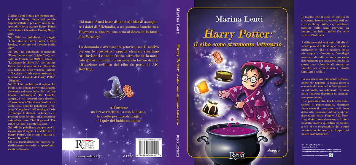 Harry Potter cibo copertina aperta