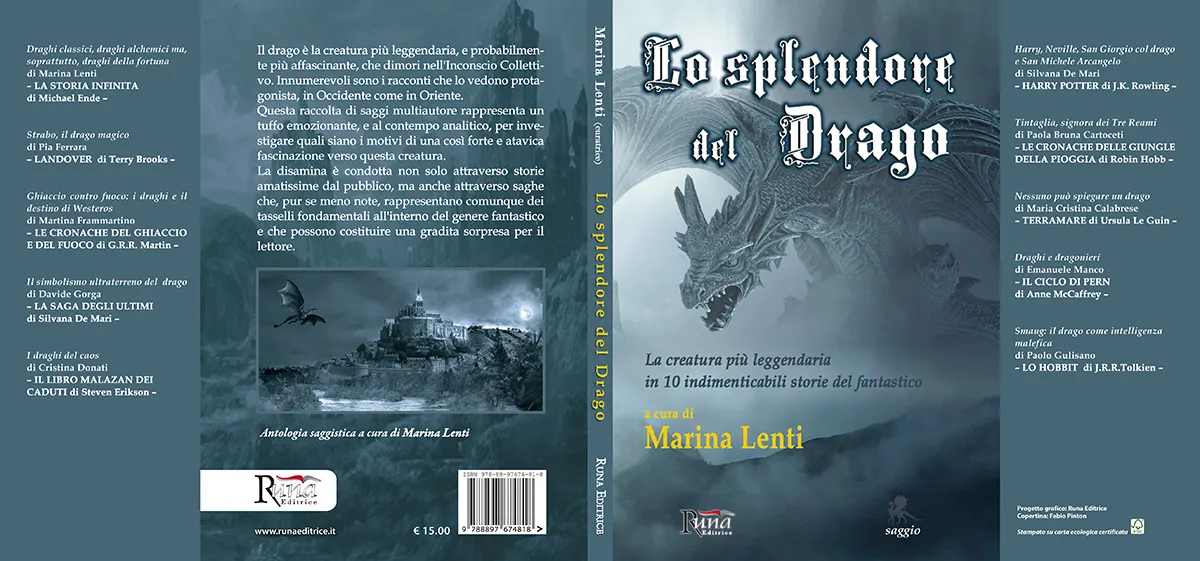 Lo splendore del Drago saggistica copertina aperta