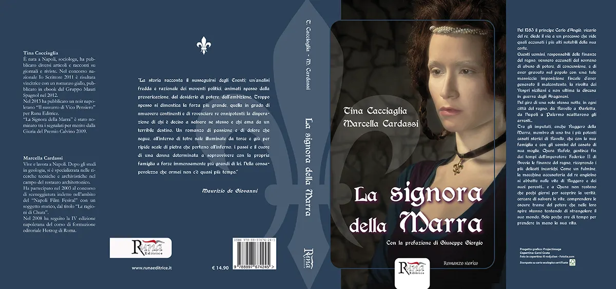 La signora della Marra copertina aperta