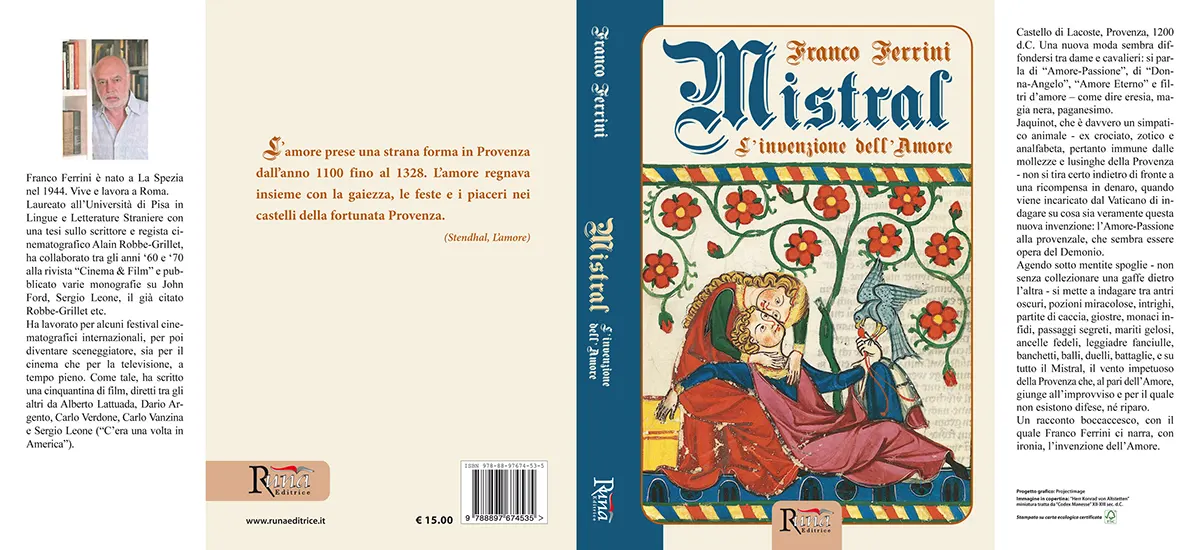 Mistral l'invenzione dell'Amore copertina aperta